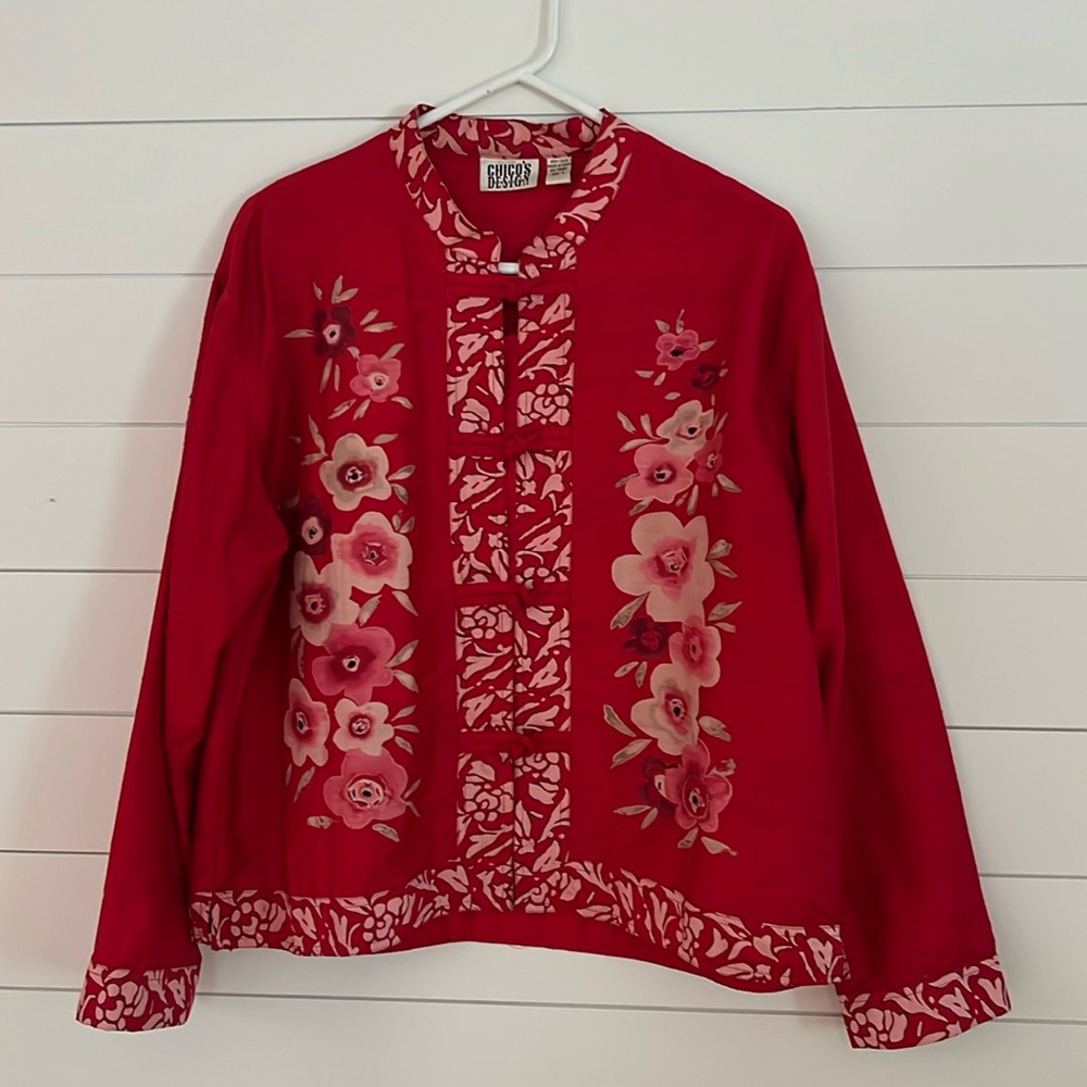 Chicos Top - red XL